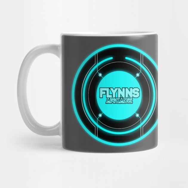 Flynn's Blue Neon by DeepDiveThreads